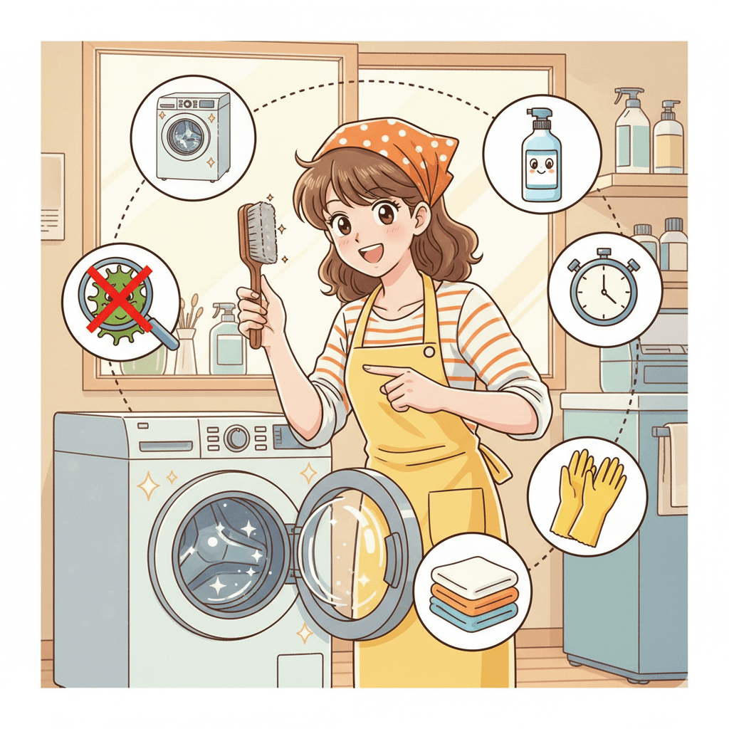 세탁기 청소, 곰팡이와 세균을 완벽하게 없애는 법