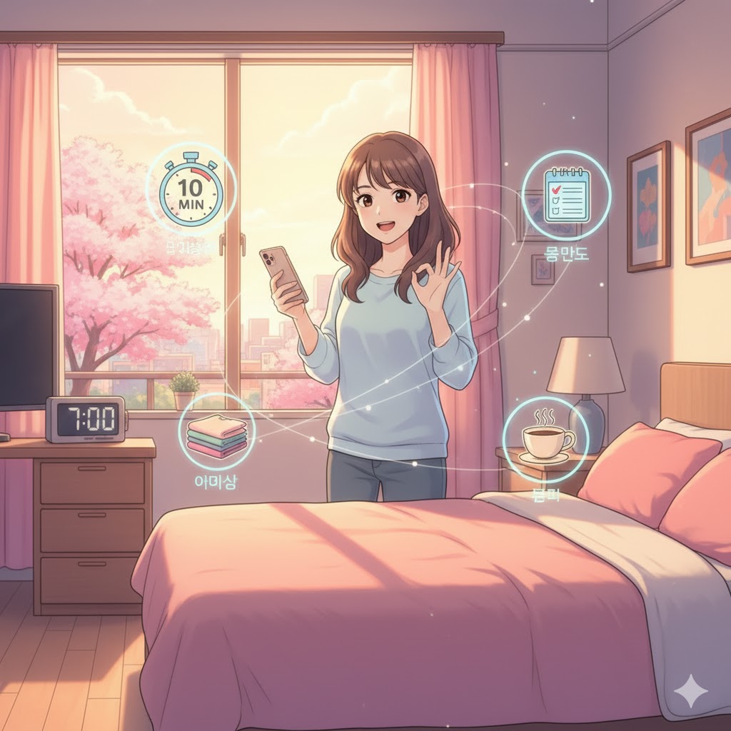 바쁜 아침, 10분 만에 준비 끝내는 시간 관리 노하우
